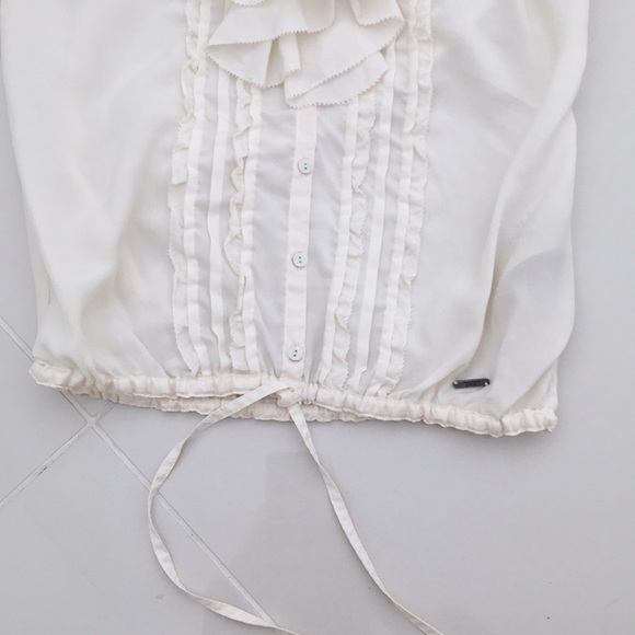 ABERCROMBIE & FITCH cream blouse - Picture 5 of 7